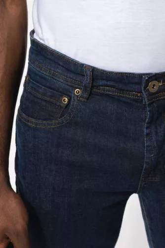 KA742 KARIBAN Basic blue rinse farmernadrág  38