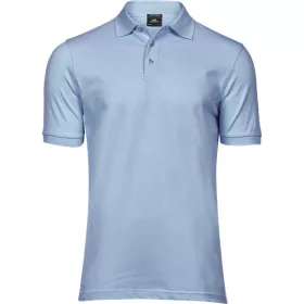 Póló világos kék galléros 1405 Luxury Stretch  S