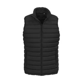 Mellény ST5430 LUX szteppelt fekete  S