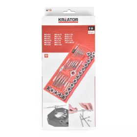 Kreator menetszerszám készlet M3-M12 40 részes KRTH01002