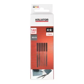 Kreator tűreszelő készlet 6 részes/tasak 140mm KRTH23101