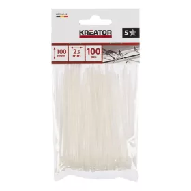 Kreator kábelkötegelő fehér 2,5X90mm 100db KRTH41001