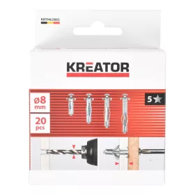 Kreator üreges fémdübel 5db-os 4X21mm KRTH62802