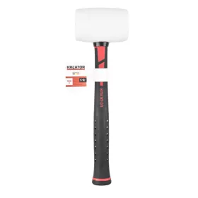   Kreator gumikalapács üvegszálas nyéllel, fehér 450g KRTH90704