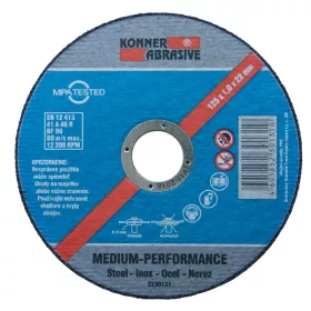 KONNER 115x1,0x22mm fém vágókorong 25db/csomag  (2230129)