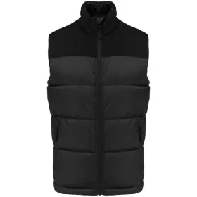  Kariban KA6162 unisex két színű fekete bélelt mellény  L