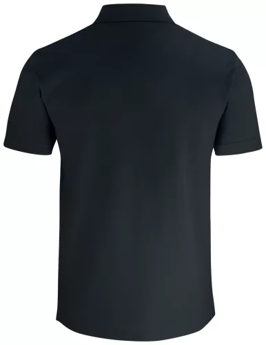 Clique 028255 BASIC fekete galléros póló XS