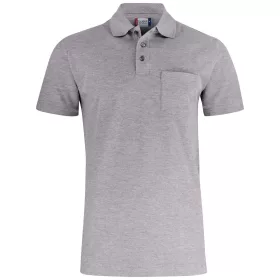 Clique 028255 BASIC szürke galléros póló S