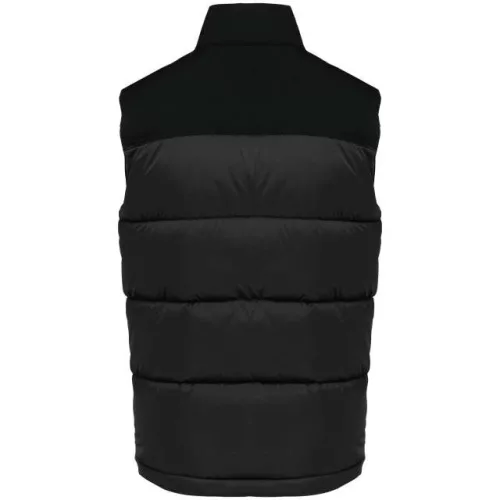Kariban KA6162 unisex két színű fekete bélelt mellény  2XL