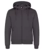 Clique metál szürke MIAMI HOODY cipzáras kapucnis pulóver 2XL