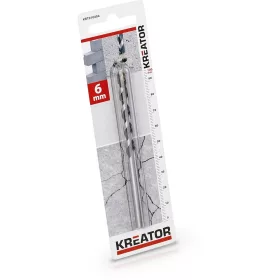 Kreator kőzetfúró karbid heggyel 6x100mm KRT010404