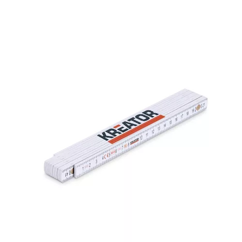 Kreator mérővessző 2m-es, fehér KRT701003