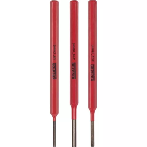 Kreator csapszegkiütő készlet 3 részes,3,4,5mm Cr-V KRT463010  ##