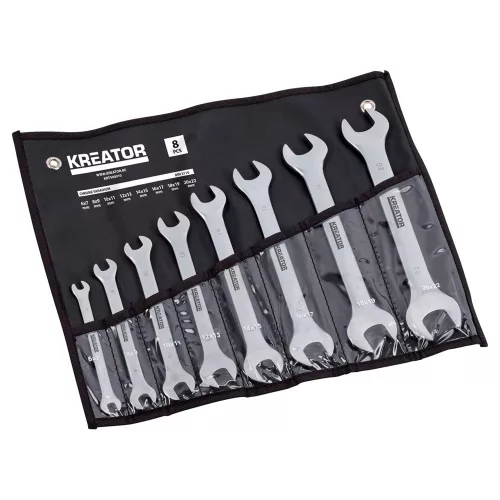 Kreator villáskulcs készlet 6-22mm 8db-os szövet tartó KRT500010