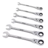 Kreator csillag-villás kulcs racsnis csuklós készlet 8-19mm 6 részes KRT500014  ##