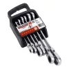 Kreator csillag-villás kulcs racsnis csuklós készlet 8-19mm 6 részes KRT500014  ##