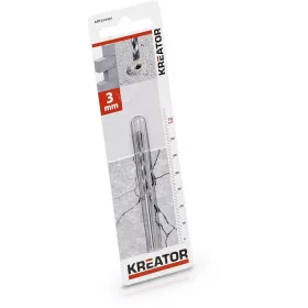 Kreator kőzetfúró karbid heggyel 3x70mm KRT010401