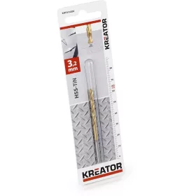 Kreator csigafúró HSS Titánium 3,2x65mm KRT010206