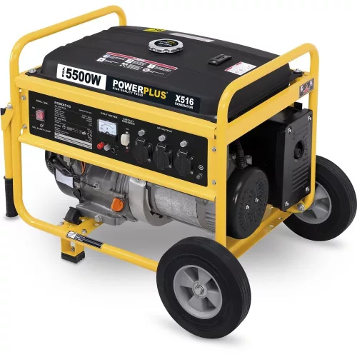 PowerPlus sárga generátor  5400W  POWX5160  ##