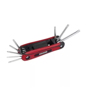   Kreator imbuszkulcs készlet összecsukható, műanyag tartó, 8db-os  T9-T40 TORX KRT408203