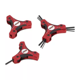   Kreator imbuszkulcs készlet, 3 ágú markolat, 9db-os 1,5-6mm KRT408401