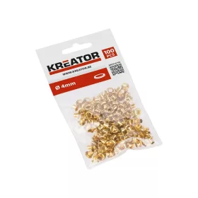   Kreator ponyvakarika készlet sárgaréz 4mm 100db-os KRT616102
