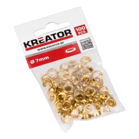   Kreator ponyvakarika készlet sárgaréz 7mm 100db-os KRT616105