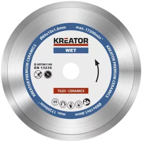   Kreator gyémánt vágótárcsa 89 mm Prémium Nedves KRT081100