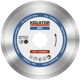   Kreator gyémánt vágótárcsa 115 mm Prémium Nedves KRT081101