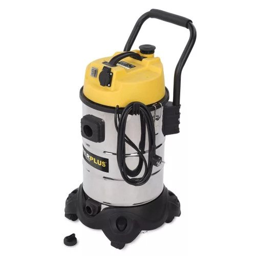 PowerPlus sárga inox száraz/nedves porszívó 1200W   POWX3240