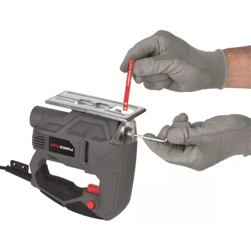 PowerPlus szürke elektromos dekopírfűrész 450W POWE30010