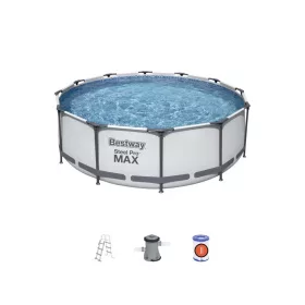   Bestway 56418 Pro Max medence vízforgatóval, szűrővel, létrával 366x100 cm