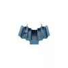 STR fém szerszámosláda 430x200x210mm 5 rekesz (239156)