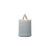 STR BFT8032W Led gyertya dekoráció 6x10cm sárga (2170186)