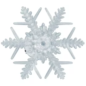   HOME KID 331/WH LED-es tapadókorongos ablakdísz, hópehely 10 cm