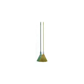 STR Műanyag seprű 148 cm zöld ALU nyél