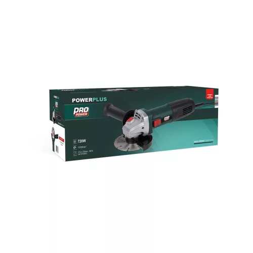 PowerPlus Pro elektromos sarokcsiszoló 115mm 720W POWP1010