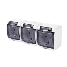   GAO 22131 3 férőhelyes földelt aljzat kültéri IP44 AQUASTAR