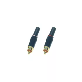 USE RCA 11MF RCA dugó pár, fém, aranyozott