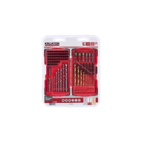   Kreator fúró- és csavarhúzó készlet fa/fém/kő 82 részes KRT064921