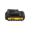 PowerPlus sárga akkus ütvefúró - csavarbehajtó  20V Li-ion 2 akkuval POWX00450 szénkefementes motor