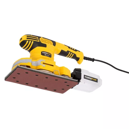 PowerPlus sárga rezgőcsiszoló 300W POWX0441