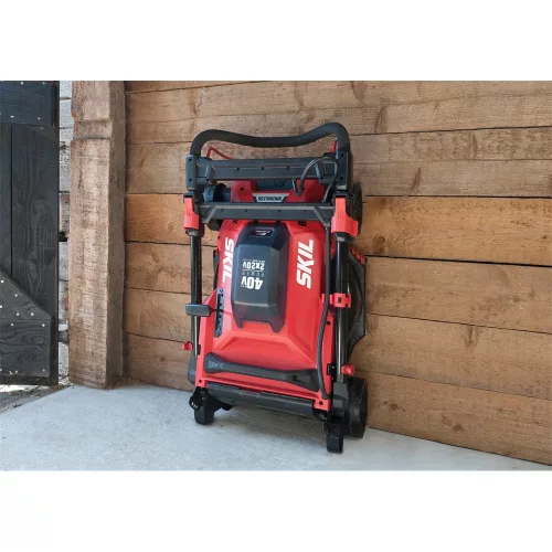 SKIL RED GM1E0140BA akkus Brushless fűnyíró 43cm 2x4,0Ah  20V