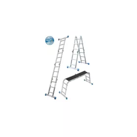   Krause 123909 csuklós univerzális létra 4x3 Stabilo +Multiboard