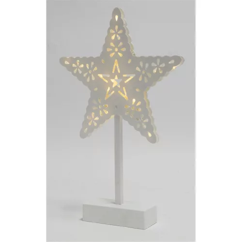 HOME KAD 20 STAR LED-es asztali dísz, csillag, 4,5V