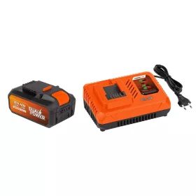   PowerPlus Dual Power akkutöltő 20V/40V + Li-Ion akkumulátor 40V 5,0/2,5Ah Samsung POWDP90640