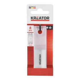   Kreator vágókés egyenes penge (PVC vágókéshez, kaparóhoz) 8db KRTH00305