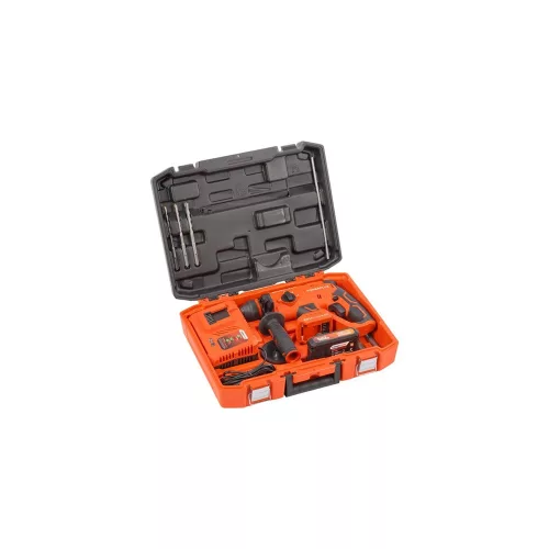 PowerPlus Dual Power akkus fúrókalapács szett szénkefementes 20V POWDP15640