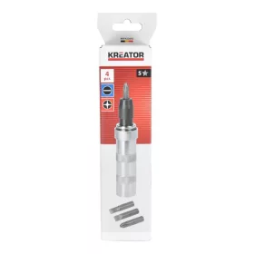 Kreator üthető racsnis csavarhúzó +4db bit KRTH22002