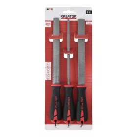   Kreator faráspoly készlet 200mm 3 részes gumírozott markolat PRO KRTH23304